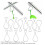 100Pcs Hanging Hook Galvanized Steel Automatic Rebound Clips Ceiling Decorative Buckles 6