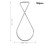 100Pcs Hanging Hook Galvanized Steel Automatic Rebound Clips Ceiling Decorative Buckles 10