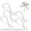 100Pcs Hanging Hook Galvanized Steel Automatic Rebound Clips Ceiling Decorative Buckles 3