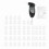 Tester di alcol 112x68x22mm Nero 50 pezzi di boccagli 3