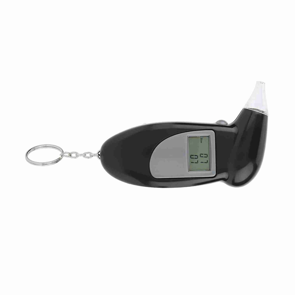 Digital Lcd Screen Alcohol Breath Tester Portable Keychain Breath Analyzer 50Pcs Mouthpiece 4611322544620