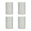 4 pezzi LM8UU ABS grigio albero cuscinetto RJMP-01-08 8