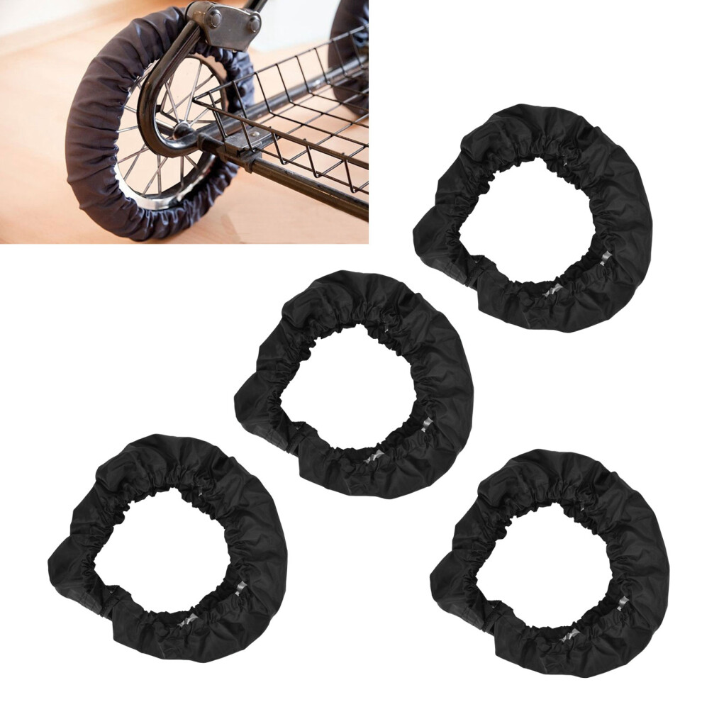 Baby Stroller Wheel Cover Dustproof Wheelchair Protector Cover Stroller AccessorySmall (4pcs)