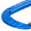 Moschettone autobloccante da 12 kN 80x40 mm Blu 6