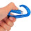 Moschettone autobloccante da 12 kN 80x40 mm Blu 3