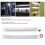 12V 72LED Barre LED 3.5W 341x32x34mm blanc 6000K 9