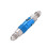 Edelstahlschaltautobremse Flüssigkeits-Quick-Release-Adapter Universell Blau 8