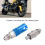 Edelstahlschaltautobremse Flüssigkeits-Quick-Release-Adapter Universell Blau 9
