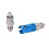 Edelstahlschaltautobremse Flüssigkeits-Quick-Release-Adapter Universell Blau 10