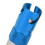 Edelstahlschaltautobremse Flüssigkeits-Quick-Release-Adapter Universell Blau 11