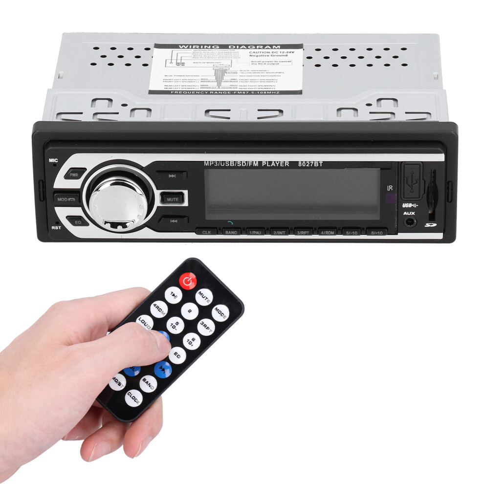 Car Stereo Radio Receiver Multimedia Player Modification With Remote Control Universal 7641322545164
