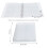 Shell Raccoglitore trasparente a 6 fori, pagina interna, 6 pagine 12