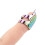 Thimble NonSlip Adjustable Colorful Brass Finger Protector 2 Models for Daily Sewing(S ) 6