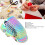 Thimble NonSlip Adjustable Colorful Brass Finger Protector 2 Models for Daily Sewing(S ) 12
