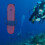 Bouée torpille gonflable 85x20cm orange 369g 9