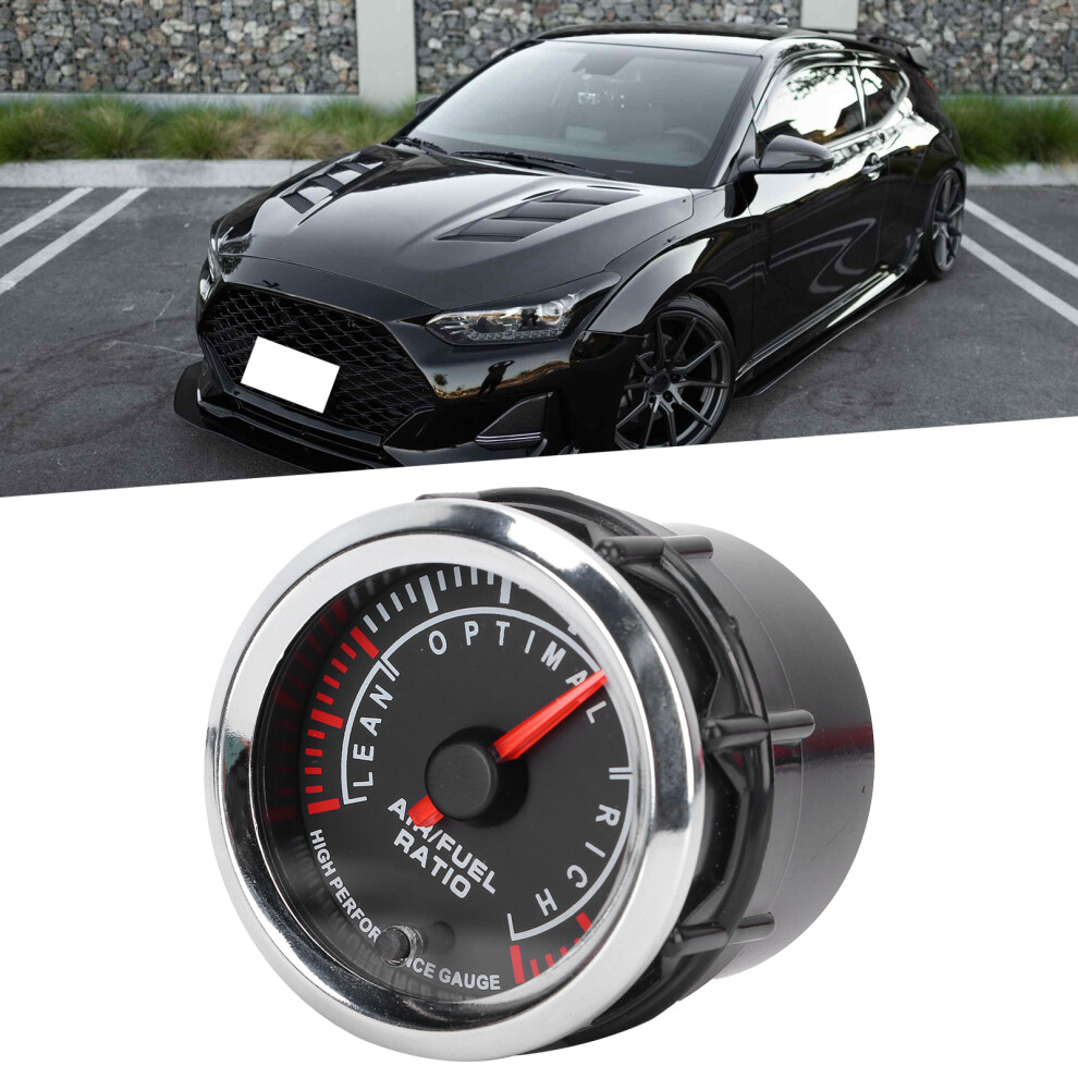 2In 12V Air Fuel Ratio Gauge 7 Colors Led High Accuracy Professional Afr Meter Universal For Car 3251322548061