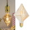 LED Retro Piramide 4W E27 17,5x12,5x12,5 cm Calda 1