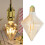 LED Retro Piramide 4W E27 17,5x12,5x12,5 cm Calda 16