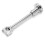9960-02 Bras d'extension de douche argenté 9-11.1oz 13