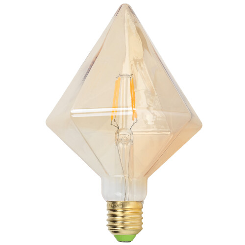 LED Retro Piramide 4W E27 17,5x12,5x12,5 cm Calda 1