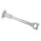 9960-02 Bras d'extension de douche argenté 9-11.1oz 11