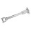 9960-02 Bras d'extension de douche argenté 9-11.1oz 4