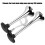 Double trompettes 12 V 150 dB chromé noir 10