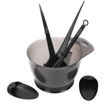 Kit d'outils de teinture capillaire en ABS, 5 pièces, pour salon/maison