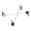 Link della barra stabilizzatrice K80899 Nero per Mustang 2005-2014 6
