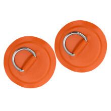 Toppa in PVC arancione per kayak con anello a D, 50g, fissaggio di ancoraggio