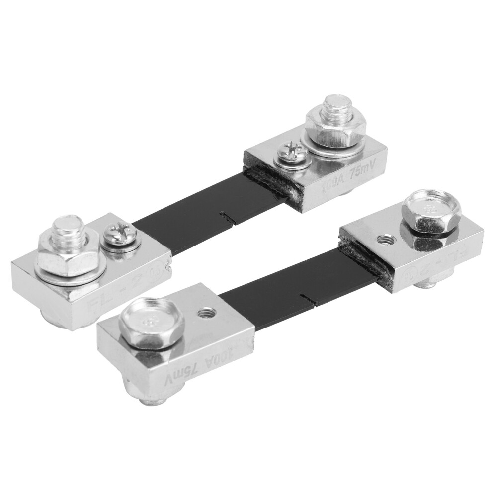 2Pcs Current Shunt Ammeter Amp Testing Measurement 100A Set Kit Accessory Replacement 7891322549932