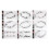 Adesivo tatuaggio per capelli 9 pezzi ED-010–018 11x16cm 4