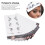 Adesivo tatuaggio per capelli 9 pezzi ED-010–018 11x16cm 7
