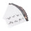 Adesivo tatuaggio per capelli 9 pezzi ED-010–018 11x16cm 15