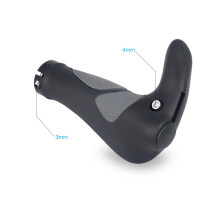 Manopole ammortizzate per bici A/B, 22,2 mm, 14x6/14x11cm
