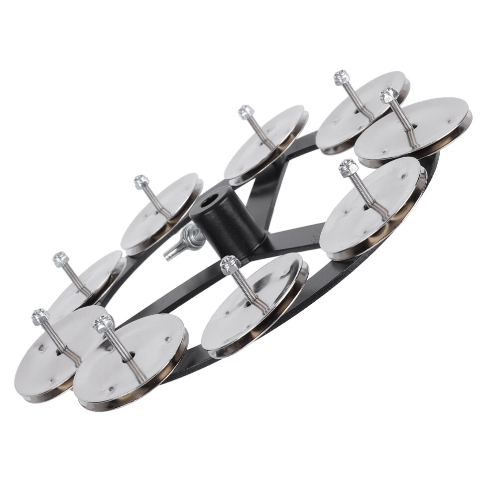 Drum Cymbal Tambourine Jingle Effect Hihat Mountable Percussion Ching Ring Instrument Accessory
