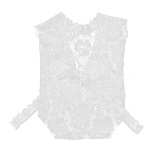 Abiti in pizzo per neonati - Bianco, 37x21,5 cm 1