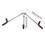 LST-100 Allungatore per gambe 1147 g 53-100 cm Nero 13