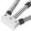 LST-100 Allungatore per gambe 1147 g 53-100 cm Nero 4