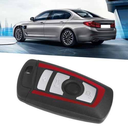 Smart Remote Car Key Shell Case 4 Button Replacement for 5 Series 7 Series 550i 535i 528i X3