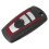 Smart Remote Car Key Shell Case 4 Button Replacement for 5 Series 7 Series 550i 535i 528i X3 11