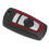 Smart Remote Car Key Shell Case 4 Button Replacement for 5 Series 7 Series 550i 535i 528i X3 5