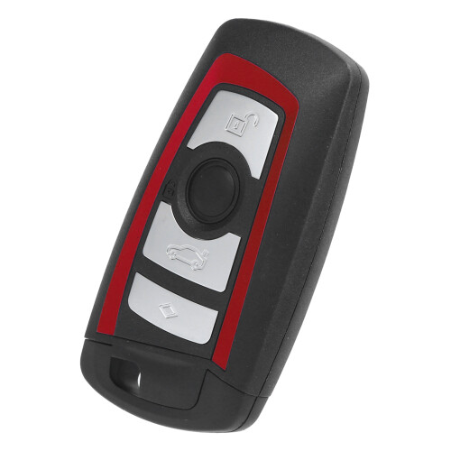 Smart Remote Car Key Shell Case 4 Button Replacement for 5 Series 7 Series 550i 535i 528i X3 2