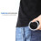 Luce ad anello per selfie 36LED 8x10x2 cm Nero Portatile 9
