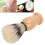 Brosse à rasage portable, bois composite/ABS, Salon 16