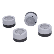 4 pièces de patins en caoutchouc anti-vibration 7 x 4 cm gris