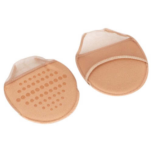 Coussin d'avant-pied beige caché 9,5x7,5x0,4 cm 1 paire 2