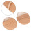 Coussin d'avant-pied beige caché 9,5x7,5x0,4 cm 1 paire 9