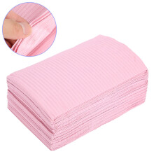125 piĂšces rose 46x32cm tapis de table pour nail art jetable