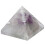 Pyramide en cristal d'améthyste violette, base de 3 cm (1,18 po) 3